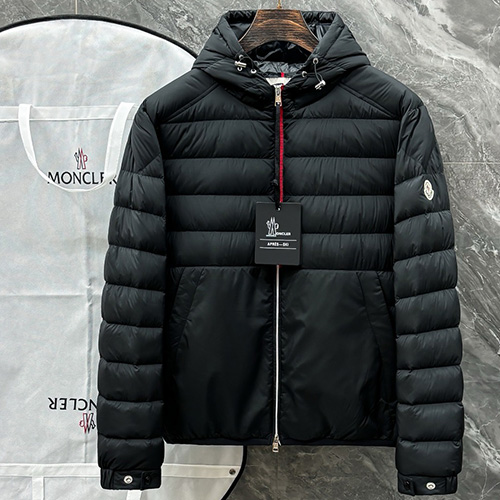 [홍콩명품.MONCLER] 몽클레어 25SS 로고 후드 다운 패딩 자켓 (블랙), BM18386, KSM, 홍콩명품의류,구매대행,온라인명품