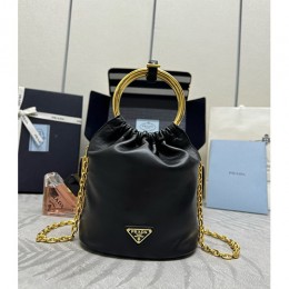 [홍콩명품,PRADA] 프라다 25SS 삼각로고 나파 가죽 미니백 블랙 1BC227, BGM4504, BDA, 홍콩명품가방,명품쇼핑몰,크로스백,핸드백,구매대행