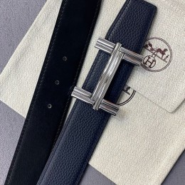 [홍콩명품.Hermes] 에르메스 25SS 로고 레더 가죽 리버서블 벨트, 3.8cm, BT1376, BE, 명품레플리카,인터넷쇼핑몰,남자명품,해외직구