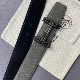 [홍콩명품.Hermes] 에르메스 25SS 로고 레더 가죽 리버서블 벨트, 3.8cm, BT1377, BE, 명품레플리카,인터넷쇼핑몰,남자명품,해외직구