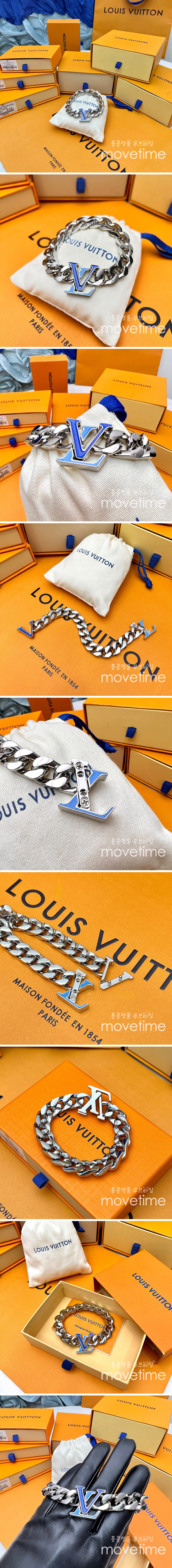 [홍콩명품.LOUIS VUITTON] 루이비통 25SS 로고 CHAIN 22cm 스틸 팔찌, ET2810, KK, 홍콩명품의류,구매대행,온라인명품