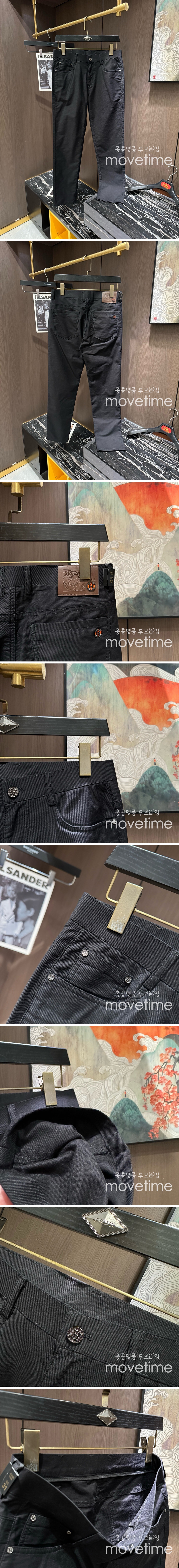 [홍콩명품.Hermes] 에르메스 25SS 로고 데님 팬츠 진 청바지 (블랙), BM19466, G5, 홍콩명품의류,구매대행,온라인명품