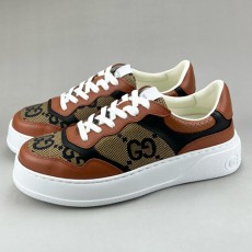 [홍콩명품.Gucci] 구찌 25SS 로고 남여 CHUNKY B GG 스니커즈 운동화 (브라운-카라멜), SE4617, S3, 명품스니커즈,운동화,구두,로퍼,하이탑,신발