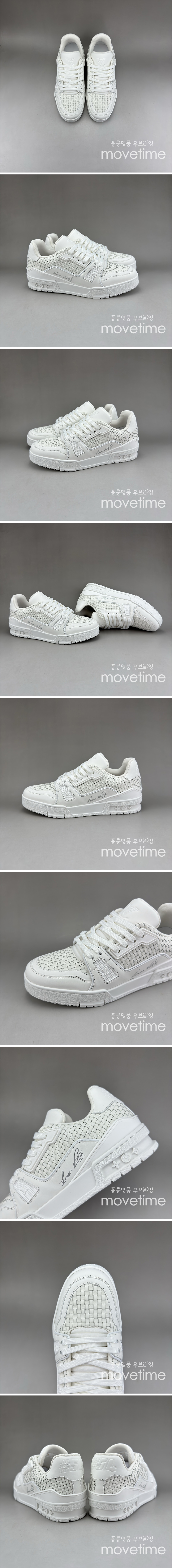 [홍콩명품.LOUIS VUITTON] 루이비통 25SS 로고 모노그램 트레이너 스니커즈 운동화 (화이트), SE4623, S3, 명품스니커즈,운동화,구두,로퍼,하이탑,신발 상세이미지 2