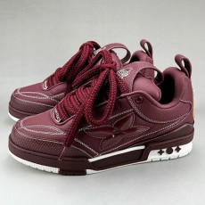 [홍콩명품.LOUIS VUITTON] 루이비통 25SS 로고 남여 SKATE 스니커즈 운동화 (와인), SE4637, S3, 명품스니커즈,운동화,구두,로퍼,하이탑,신발