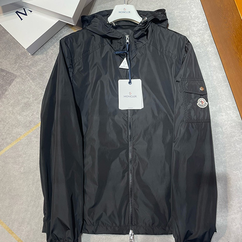 [홍콩명품.MONCLER] 몽클레어 25SS 로고 후드 바람막이 자켓 (블랙), BM19532, PG, 홍콩명품의류,구매대행,온라인명품