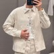 [홍콩명품,Christian Dior] 디올 25SS 로고 스트라이프 데님 셔츠 자켓 + 오버핏 데님 팬츠 진 청바지 상하의 세트 (아이보리), BM19622, KB, 홍콩명품의류,구매대행,온라인명품