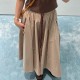 [홍콩명품,MIU MIU] 미우미우 25SS 로고 여성 나일론 미디 스커트 (베이지), BM19750, TBG, 홍콩명품의류,구매대행,온라인명품