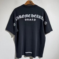 [홍콩명품.Chrome Hearts] 크롬하츠 25SS 로고 프린트 반팔 티셔츠 (3컬러), BM19755, X2, 홍콩명품의류,구매대행,온라인명품