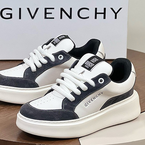 [홍콩명품.GIVENCHY] 지방시 25SS 로고 레더 가죽 스니커즈 운동화 (네이비-화이트), SE4669, ALW, 명품스니커즈,운동화,구두,로퍼,하이탑,신발