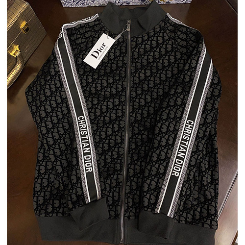 [홍콩명품,Christian Dior] 디올 25SS 로고 오블리크 트레이닝 집업 자켓 + 조거 팬츠 바지 상하의 세트 (블랙), BM19944, S1F, 홍콩명품의류,구매대행,온라인명품