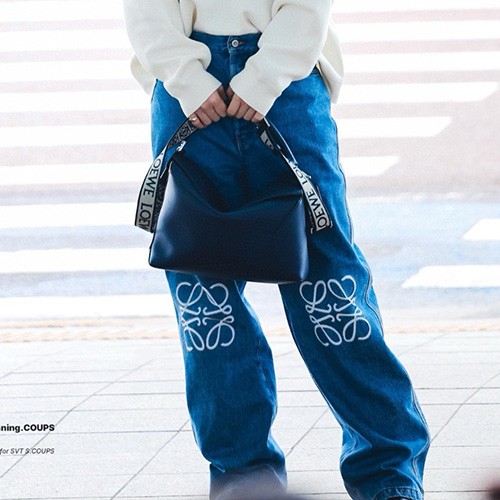 [홍콩명품.LOEWE] 로에베 25SS 로고 오버핏 데님 팬츠 진 청바지, BM20042, JL, 홍콩명품의류,구매대행,온라인명품