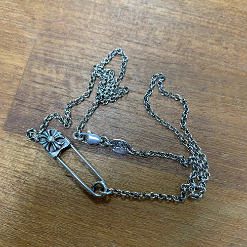 [가격문의][홍콩명품.Chrome Hearts] 크롬하츠 25SS 로고 925실버 40cm 목걸이, ET2825, CR1, 홍콩명품의류,구매대행,온라인명품