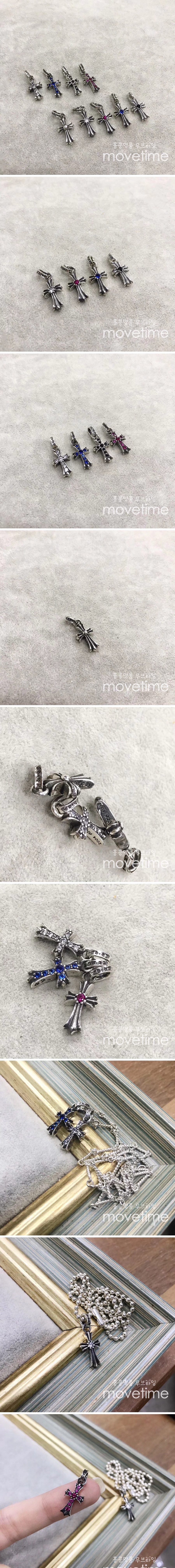 [가격문의][홍콩명품.Chrome Hearts] 크롬하츠 25SS 로고 다이아 925실버 이어링 귀걸이 (4컬러), ET2826, CR1, 홍콩명품의류,구매대행,온라인명품