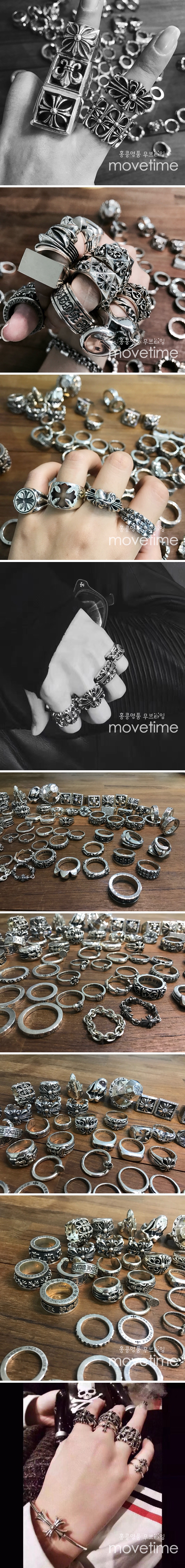 [가격문의][홍콩명품.Chrome Hearts] 크롬하츠 25SS 로고 925실버 링 반지 모음, ET2836, CR1, 홍콩명품의류,구매대행,온라인명품