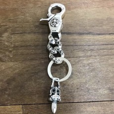 [가격문의][홍콩명품.Chrome Hearts] 크롬하츠 25SS 로고 925실버 키홀더 키링, ET2872, CR1, 홍콩명품의류,구매대행,온라인명품