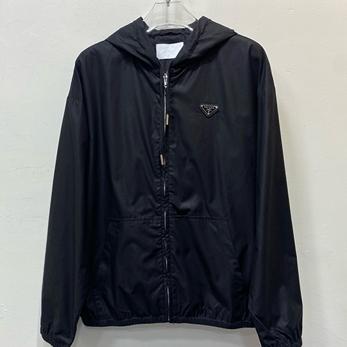 [홍콩명품,PRADA] 프라다 25SS 삼각로고 후드 바람막이 자켓 (2컬러), BM20319, JU, 홍콩명품의류,구매대행,온라인명품