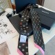 [홍콩명품.CHANEL] 샤넬 25SS 로고 Twilly 6-120 실크 스카프 머플러 (블랙), ET2910, JX, 홍콩명품의류,구매대행,온라인명품