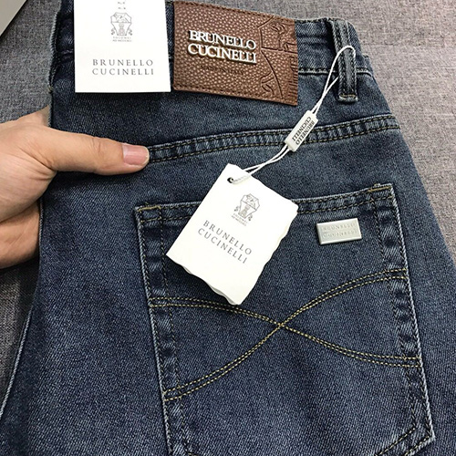 [홍콩명품.Brunello Cucinelli ] 브루넬로 쿠치넬리 25SS 로고 데님 팬츠 진 청바지, BM20515, JQ, 홍콩명품의류,구매대행,온라인명품