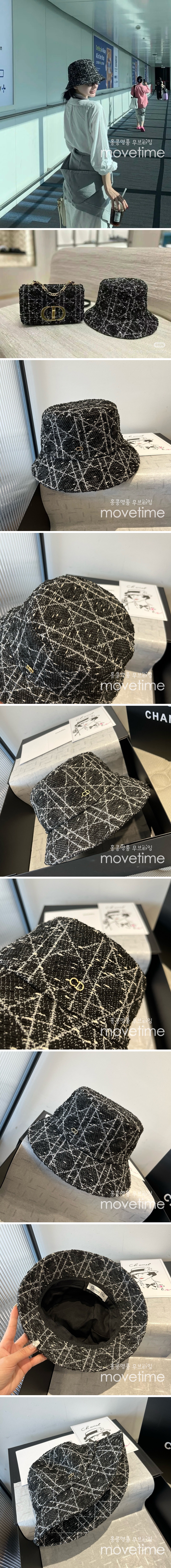 [홍콩명품,Christian Dior] 디올 25SS 로고 패턴 벙거지 모자 57cm (블랙), CA0354, 홍콩명품쇼핑몰,인터넷명품,온라인명품사이트,남자명품,해외직구