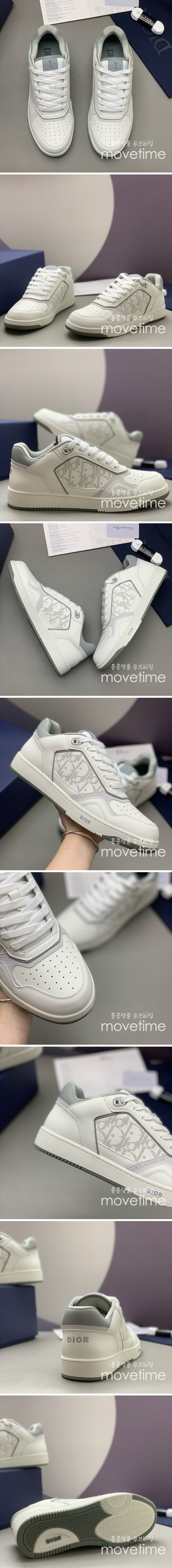 [홍콩명품,Christian Dior] 디올 25SS 로고 오블리크 B27 스니커즈 운동화 (화이트), SE4778, PMD, 명품스니커즈,운동화,구두,로퍼,하이탑,신발