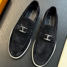 [홍콩명품.LOUIS VUITTON] 루이비통 25SS 로고 레더 가죽 구두 로퍼 (3컬러), SE4811, S2, 명품스니커즈,운동화,구두,로퍼,하이탑,신발