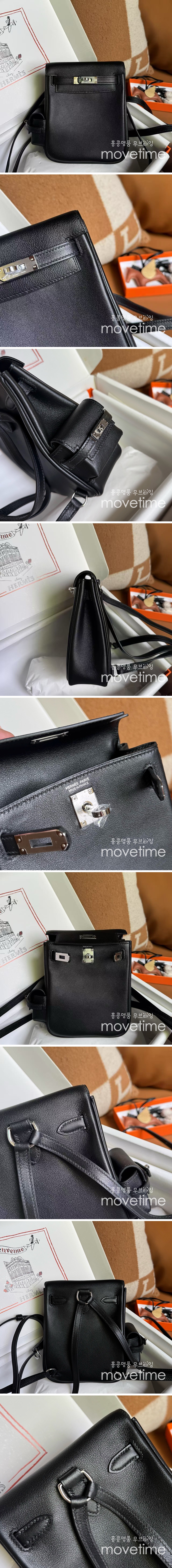 [홍콩명품.Hermes] 에르메스 25SS 로고 Kelly Jump 크로스백 (블랙-은장), BGM4710, BDA, 홍콩명품가방,명품쇼핑몰,크로스백,핸드백,구매대행