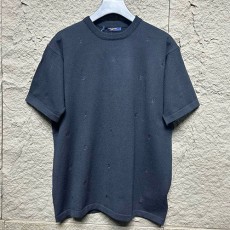 [홍콩명품.LOUIS VUITTON] 루이비통 25SS 로고 니트 반팔 티셔츠 (네이비), BM20727, KB, 홍콩명품의류,구매대행,온라인명품