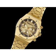 [홍콩명품시계.AUDEMARS PIGUET] 오데마피게 로얄오크 크로노 26240 옐로우골드 스모크 다이얼