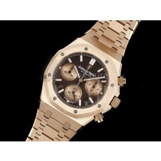 [홍콩명품시계.AUDEMARS PIGUET] 오데마피게 로얄오크 크로노 26240 로즈골드 브라운/로즈골드 다이얼