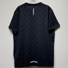 [홍콩명품.Chrome Hearts] 크롬하츠 25SS 로고 패턴 반팔 티셔츠 (블랙), BM20934, KB, 홍콩명품의류,구매대행,온라인명품