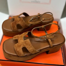 [홍콩명품.Hermes] 에르메스 25SS 로고 여성 레더 가죽 슬리퍼 샌들 (2컬러), SE4954, H3, 명품스니커즈,운동화,구두,로퍼,하이탑,신발