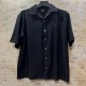[홍콩명품,PRADA] 프라다 25SS 삼각로고 반팔 남방 셔츠 (블랙), BM21041, JU, 홍콩명품의류,구매대행,온라인명품
