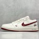 [홍콩명품.NIKE] 나이키 25SS 로고 남여 SB DUNK BAPE 콜라보 로우탑 스니커즈 운동화 (화이트-레드), SE5028, S3, 명품스니커즈,운동화,구두,로퍼,하이탑,신발