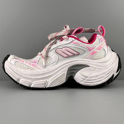 [홍콩명품.BALENCIAGA] 발렌시아가 25SS 로고 여성 6XL 스니커즈 운동화 (화이트-핑크), SE5078, S3, 명품스니커즈,운동화,구두,로퍼,하이탑,신발