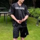 [가격문의][홍콩명품.Chrome Hearts] 크롬하츠 25SS 로고 유니폼 반팔 티셔츠 + 쇼츠 반바지 상하의 세트 (블랙), BM21051, JL, 홍콩명품의류,구매대행,온라인명품