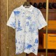 [가격문의][홍콩명품.LOUIS VUITTON] 루이비통 25SS 로고 패턴 카라 폴로 반팔 티셔츠 (화이트), BM21064, S1F, 홍콩명품의류,구매대행,온라인명품