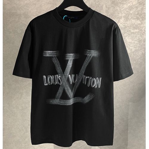 [가격문의][홍콩명품.LOUIS VUITTON] 루이비통 25SS 로고 그래픽 프린트 반팔 티셔츠 (2컬러), BM21072, S1F, 홍콩명품의류,구매대행,온라인명품