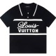 [가격문의][홍콩명품.LOUIS VUITTON] 루이비통 25SS 로고 카라 폴로 니트 반팔 티셔츠 (블랙), BM21078, S1F, 홍콩명품의류,구매대행,온라인명품