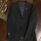 [가격문의][홍콩명품.LOUIS VUITTON] 루이비통 25SS 로고 다미에 울 캐시미어 정장 수트 자켓 (블랙), BM21080, S1F, 홍콩명품의류,구매대행,온라인명품