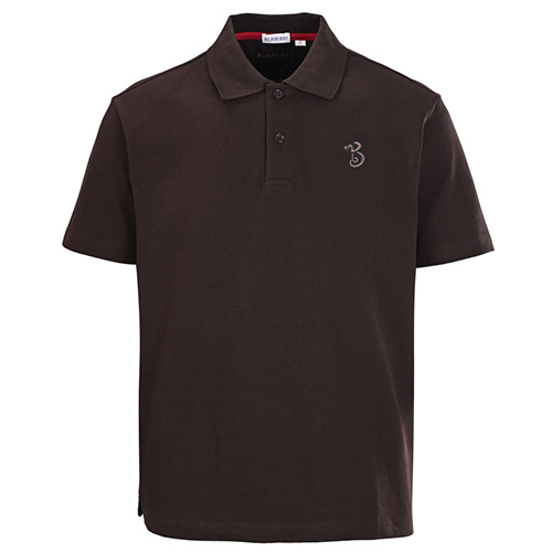 [홍콩명품.Burberry] 버버리 25SS 로고 자수 카라 폴로 반팔 티셔츠 (브라운), BM21100, JU, 홍콩명품의류,구매대행,온라인명품