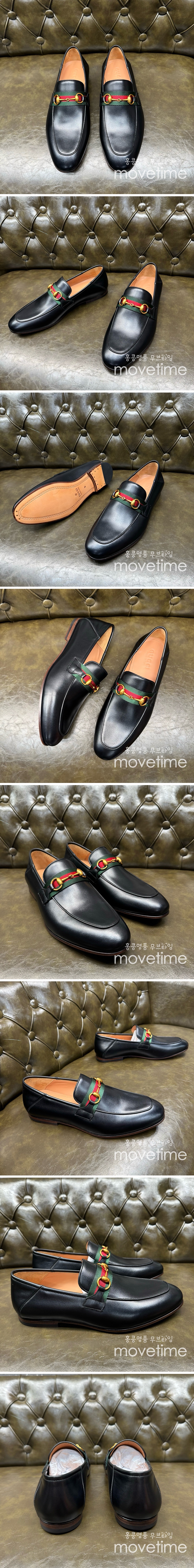 [홍콩명품.Gucci] 구찌 25SS 로고 레더 가죽 정장 구두 (블랙), SE5260, GHS, 명품스니커즈,운동화,구두,로퍼,하이탑,신발