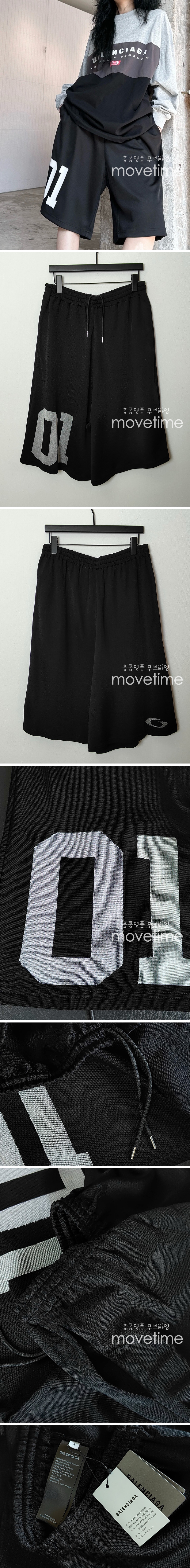 [홍콩명품.BALENCIAGA] 발렌시아가 25SS 로고 쇼츠 반바지 (블랙), BM21271, JL, 홍콩명품의류,구매대행,온라인명품