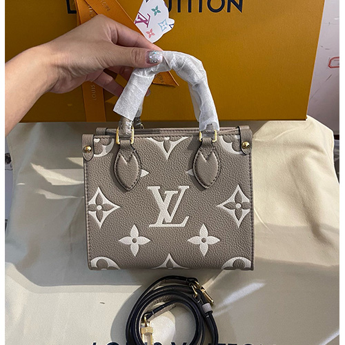 [홍콩명품.LOUIS VUITTON] 루이비통 25SS 로고 모노그램 온더고 BB 베이지 숄더백 M47054, BGM4846, BDA, 홍콩명품가방,명품쇼핑몰,크로스백,핸드백,구매대행