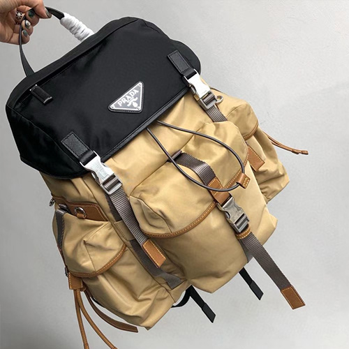 [홍콩명품,PRADA] 프라다 25SS 삼각로고 나일론 백팩 (카라멜), BGM4888, BC, 홍콩명품가방,명품쇼핑몰,크로스백,핸드백,구매대행