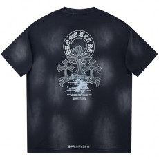 [홍콩명품.Chrome Hearts] 크롬하츠 25SS 로고 프린트 워싱 반팔 티셔츠 (블랙), BM21371, JU, 명품레플리카,미러급,온라인쇼핑몰사이트