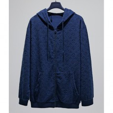 [홍콩명품.LOUIS VUITTON] 루이비통 25SS 로고 모노그램 후드 집업 자켓 (블루), BM21451, JU, 명품레플리카,미러급,온라인쇼핑몰사이트