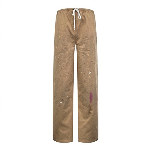 [홍콩명품.Maison Margiela] 메종마르지엘라 25SS 로고 린넨 팬츠 바지 (카라멜), BM21491, JU, 명품레플리카,미러급,온라인쇼핑몰사이트