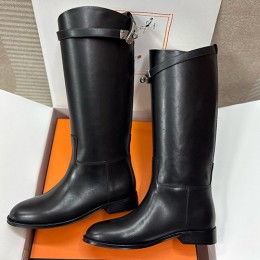 [홍콩명품.Hermes] 에르메스 25SS 로고 여성 레더 가죽 롱 부츠 (블랙), SE5329, H3, 명품스니커즈,운동화,구두,로퍼,하이탑,신발