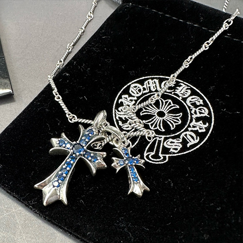 [홍콩명품.Chrome Hearts] 크롬하츠 25SS 로고 925실버 목걸이, ET3044, BUBU, 홍콩명품의류,구매대행,온라인명품